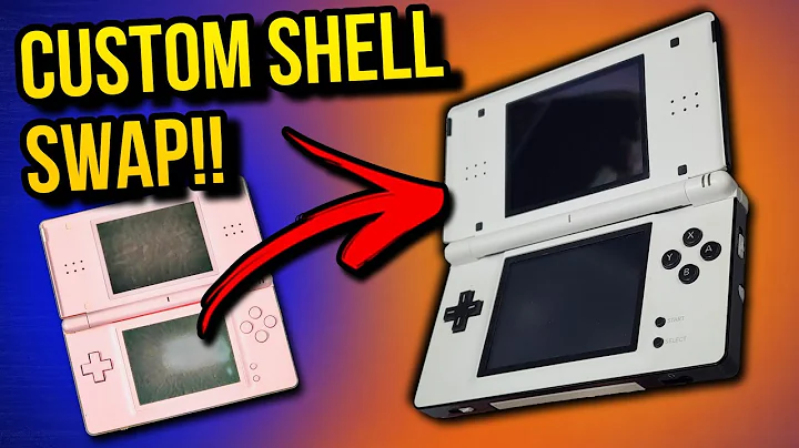 Custom DS Lite SHELL SWAP! Broken Hinge DS Repair