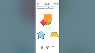 Level 71 - Create unequal rectangle | Brain out | #walkthrough #brainout #puzzle
