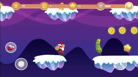 Santa Runner & + Buildbox 2 file + Admob + Leaderboard + Review + Share Button