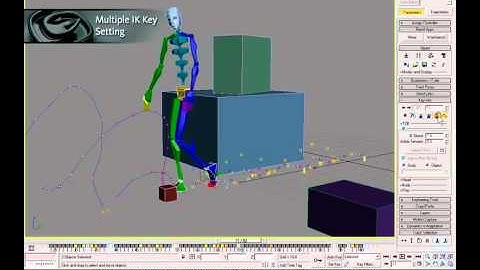 3DStudio MAX - Biped Objects / Key Info Rollout / Set Key (3DS Max Video Tutorials)