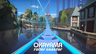 【4K60P】プラネットコースター 超恐怖！最高高度200mのジェットコースター「オカヤマコースター」 / OKAYAMA Roller coaster at Planet Coaster