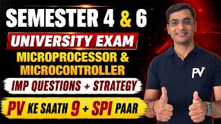 SEM 4/6 🎯 MICROPROCESSOR & MICROCONTROLLERS 🌟 IMP QUESTIONS & STRATEGY 👍 UNIVERSITY EXAM 🎯 AKASHSIR