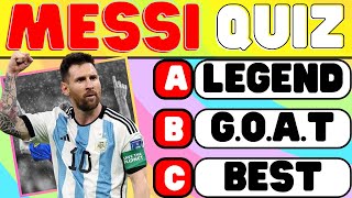 Messi MCQ Quiz: How Much You Know About Lionel Messi  #messi #quiz #leonelmessi