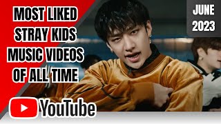 [TOP 30] MOST LIKED STRAY KIDS MUSIC VIDEOS OF ALL TIME | JUNE 2023