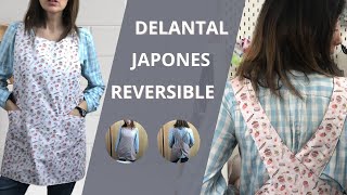 Hazte un Delantal Japonés Reversible