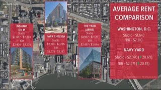 Rent prices in Navy Yard, SW Waterfront growing 3x faster than rest of DC