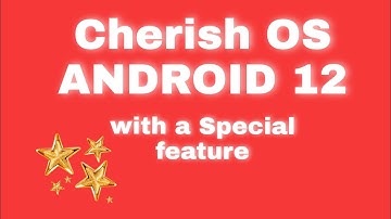 Cherish OS Android 12 for POCO F1 | Special feature