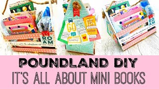 POUNDLAND DIY STORAGE | Mini Book Storage | Pink Fresh Studios - Out & About |  Memory Keeping (ad)