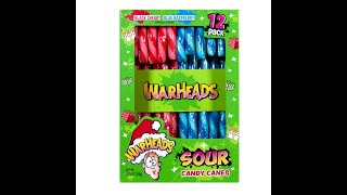 Warhead Sour Candy Canes