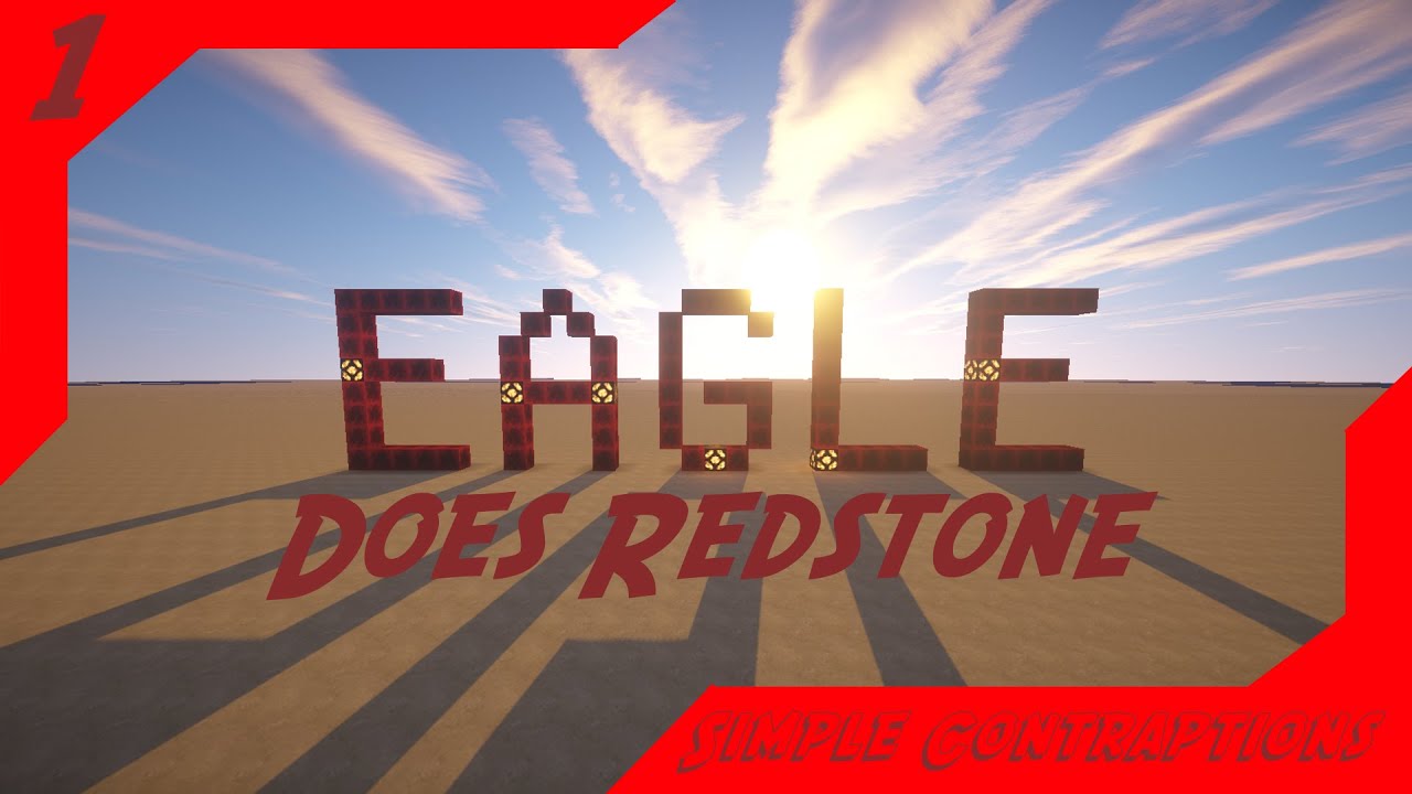 Basic Redstone Contraptions | Lava Fountain and 2x2 Jeb Door - YouTube