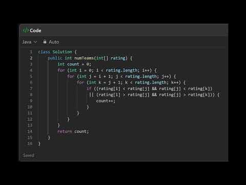 1395 Count Number of Teams Simple Solution - YouTube