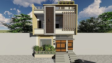 Exterior House Design | architectural | Lumion - Sketchup #3danimation #video #reels #viral #shorts