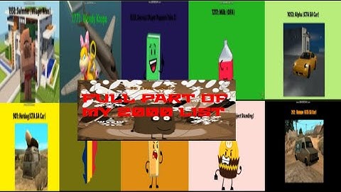 My by the Numbers List (2000) (Full Edition)