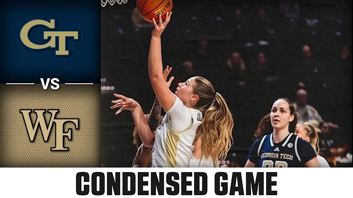 Georgia Tech vs. Wake Forest Condensed Game| 2025-26 ACC Women's Basketball