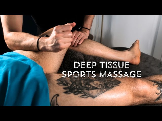 Sports Massage ASMR on Muscular and Hairy Legs | Feet, Hamstrings, Quads, Calves | No Talking