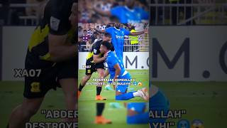 Hamdallah Destroyed Ali Albulayhi🥶😱 #Shorts #Ronaldo #Messi #Shortsvideo