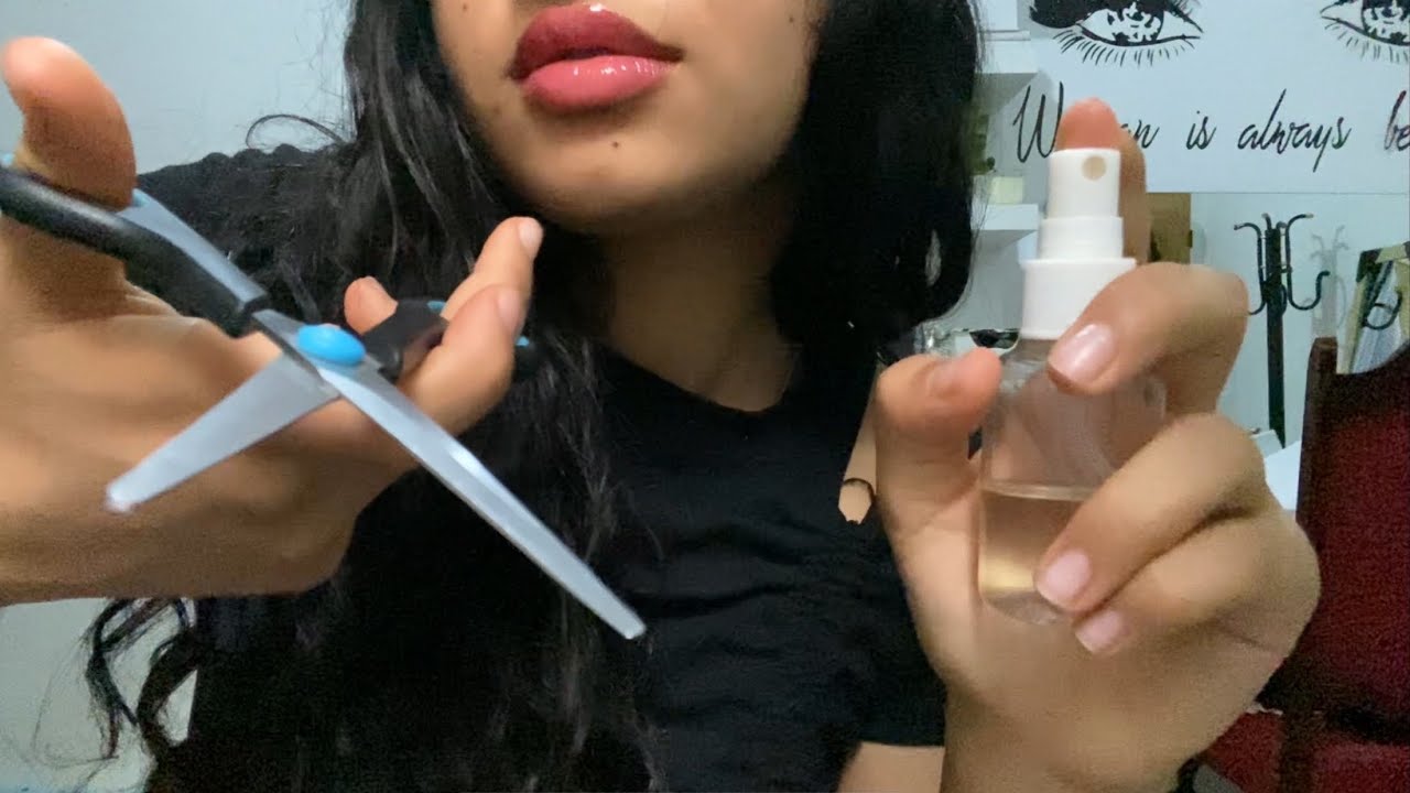 ASMR || Haircut in 2 minutes ✂️💇🏽‍♀️