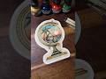 Tattoo flash painting process. #paintingprocess #acrylicpainting #tattooflash #watercolor #drawing