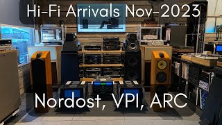 New Hi-Fi Arrivals Nov 2023.  Nordost, ARC, VPI and More