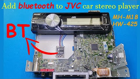 Adding Bluetooth module to JVC car stereo player and other Pioneer / Sony / Kenwood models