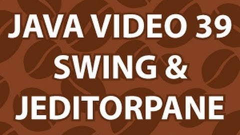 Java Video Tutorial 39