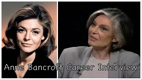ANNE BANCROFT Charlie Rose Interview, Full Hour (2...
