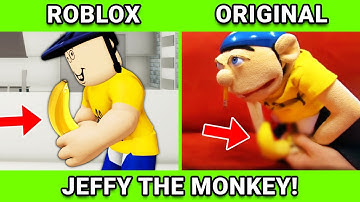 SML Movie vs SML ROBLOX: Jeffy The Monkey ! Side by Side