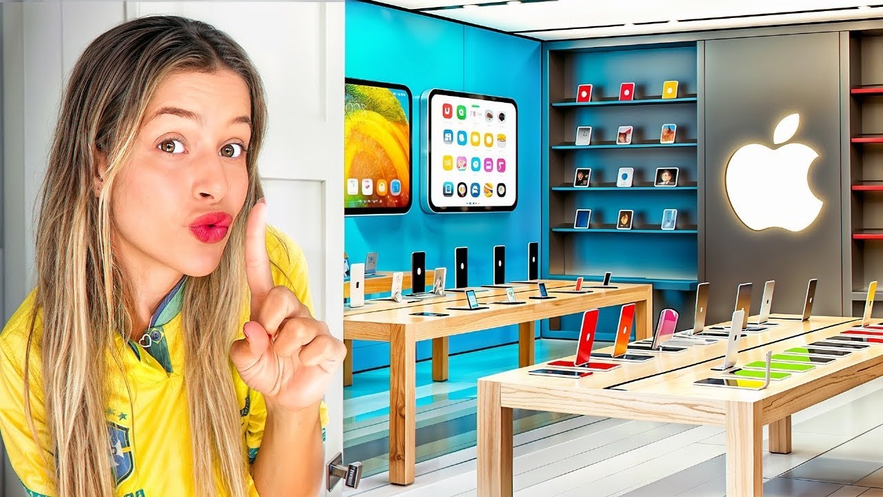 Fiz uma Apple Store secreta — e atendi clientes de verdade!!