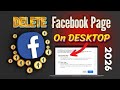 How to Delete Facebook Page on Desktop in 2026 | FB Page Kaise Delete Kare 📄