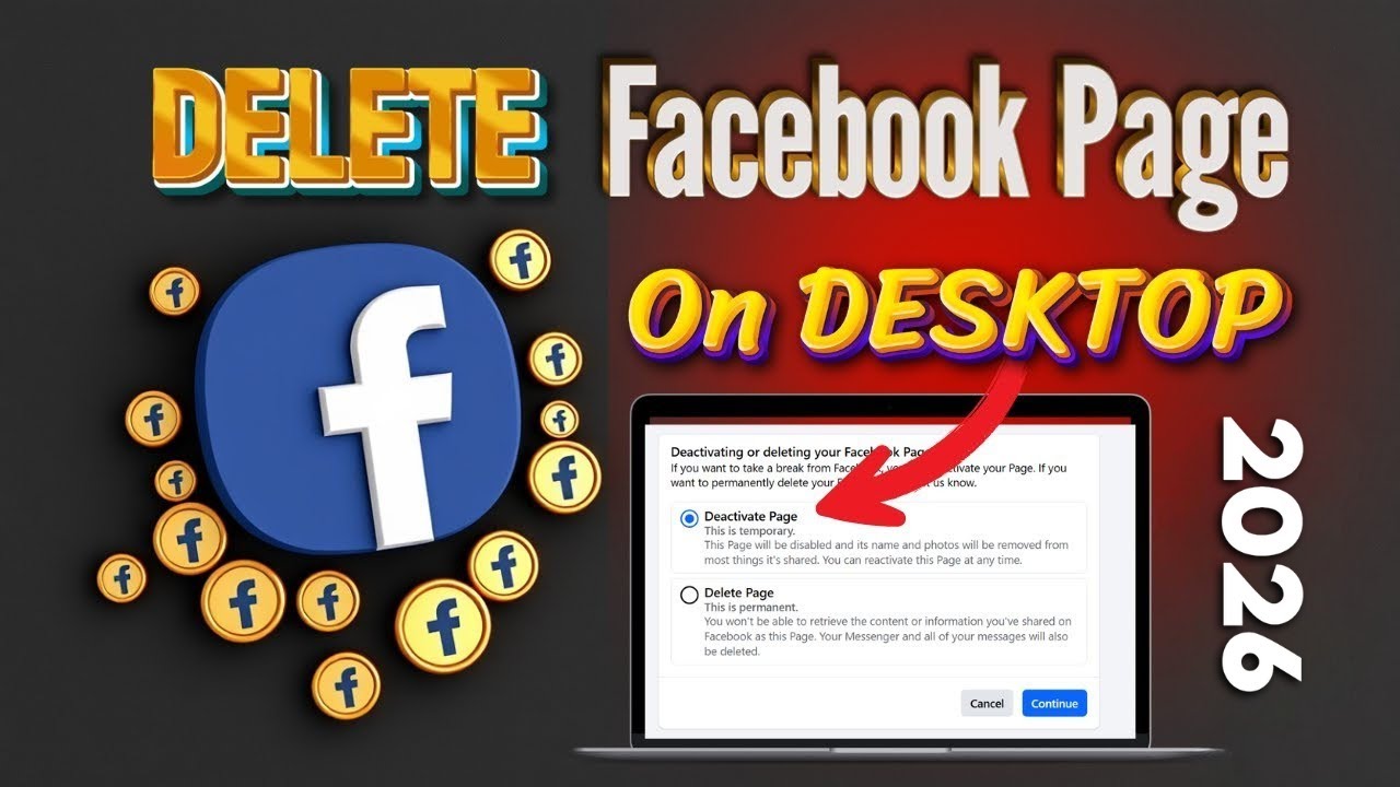 How to Delete Facebook Page on Desktop in 2026 | FB Page Kaise Delete ...