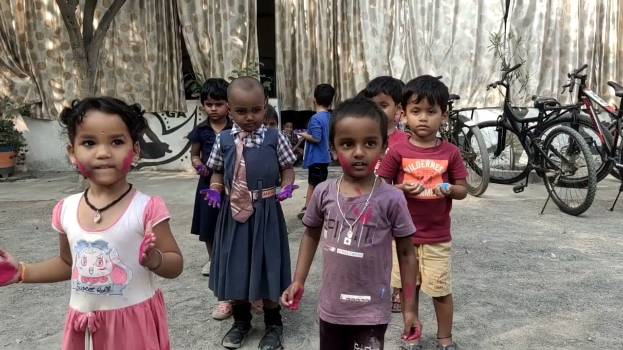 Holi Celebrations in Our GMR HIGH SCHOOL 🎉🎊🥳🥰