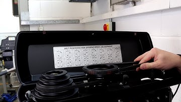 Pillar Drill - Changing Spindle Speed - GTA England