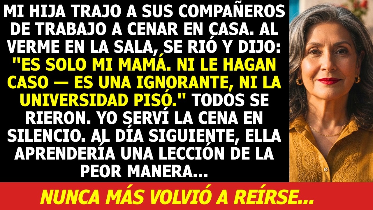 Mi Hija Me Llamó Ignorante Frente a Sus Compañeros… Jamás Imaginó lo que Haría...