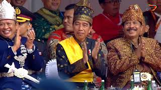 Sontak Presiden Jokowi Bangkit Dari Sandaran Disuguhi Musik Aceh,Bareng P Erick & Smua Ikut Bertepuk