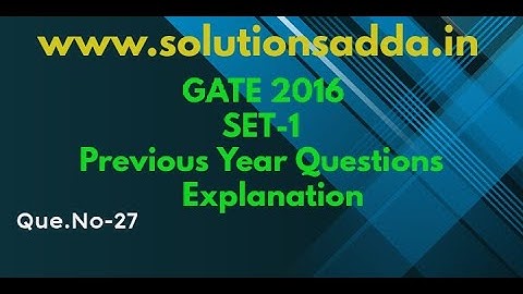 DLD | Multiplexer | CS GATE PYQs | GATE 2016 Set-1 Solutions | Solutions Adda | Q27 | GATE 2022