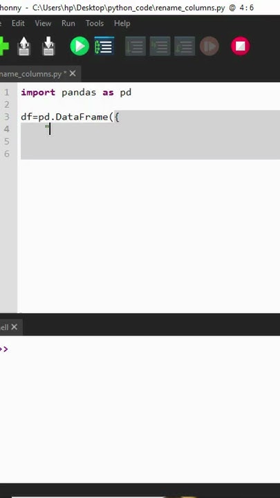 How to rename column names with Pandas in Python - YouTube