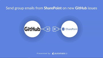 GitHub & Microsoft SharePoint Integration 📧 Send group emails from SharePoint on new GitHub issues