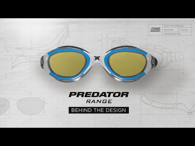 Zoggs Predator Flex Titanium Reactor Swimming Goggles - Adam 'Ocean' Walker  