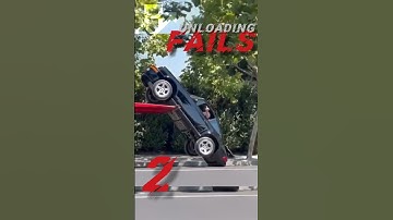 Car UNLOADING FAILS 🤦🏽‍♂️