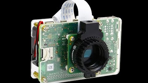 Raspberry Pi acrylic case for official HQ camera installation video