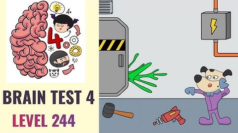 🧠 Brain Test 4 Level 244 | Save Astrodog from the alien symbiote attack! | Walkthrough