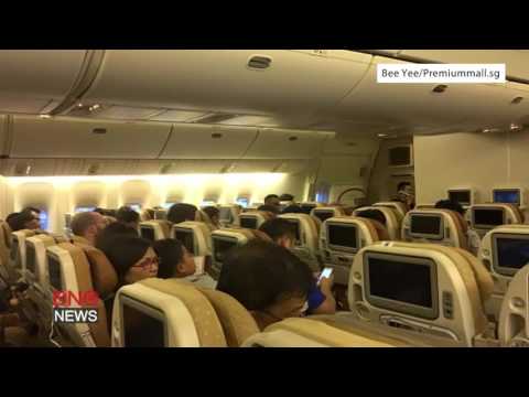 სინგაპურის აეროპორტში ავიალაინერს ცეცხლი გაუჩნდა