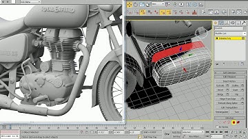 Tutorial on Modeling and texturing a bike in 3dsmax ( Part 6)