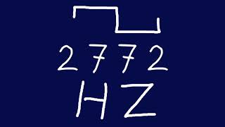 2772 hz square