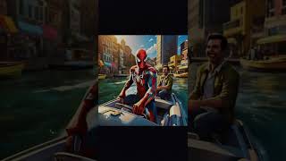 Spider Man's Boat Sailing Adventure! 🚤🕷️  #shorts  #spiderman  #marvel  #adventure @SupernovaHeroes