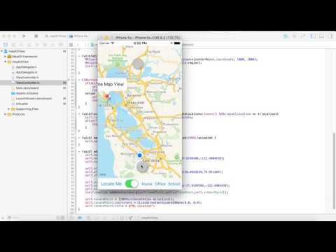 Application of MapView in iOS- Objective C
