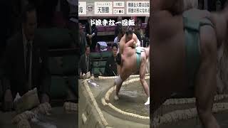 ド派手な一回転！ #sumo #お相撲さん  #力士 #両国 #japanculture #相撲 #sumowrestler #shorts