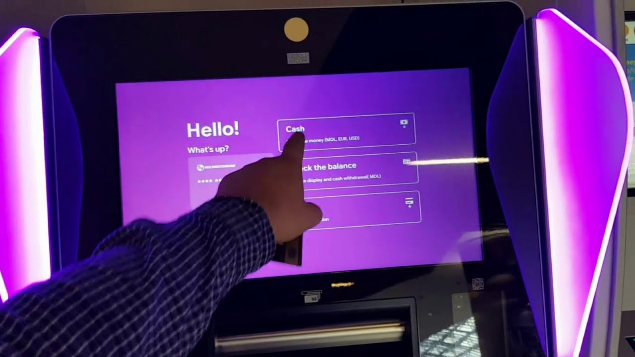 Primul bancomat full contactless de la Moldindconbank!