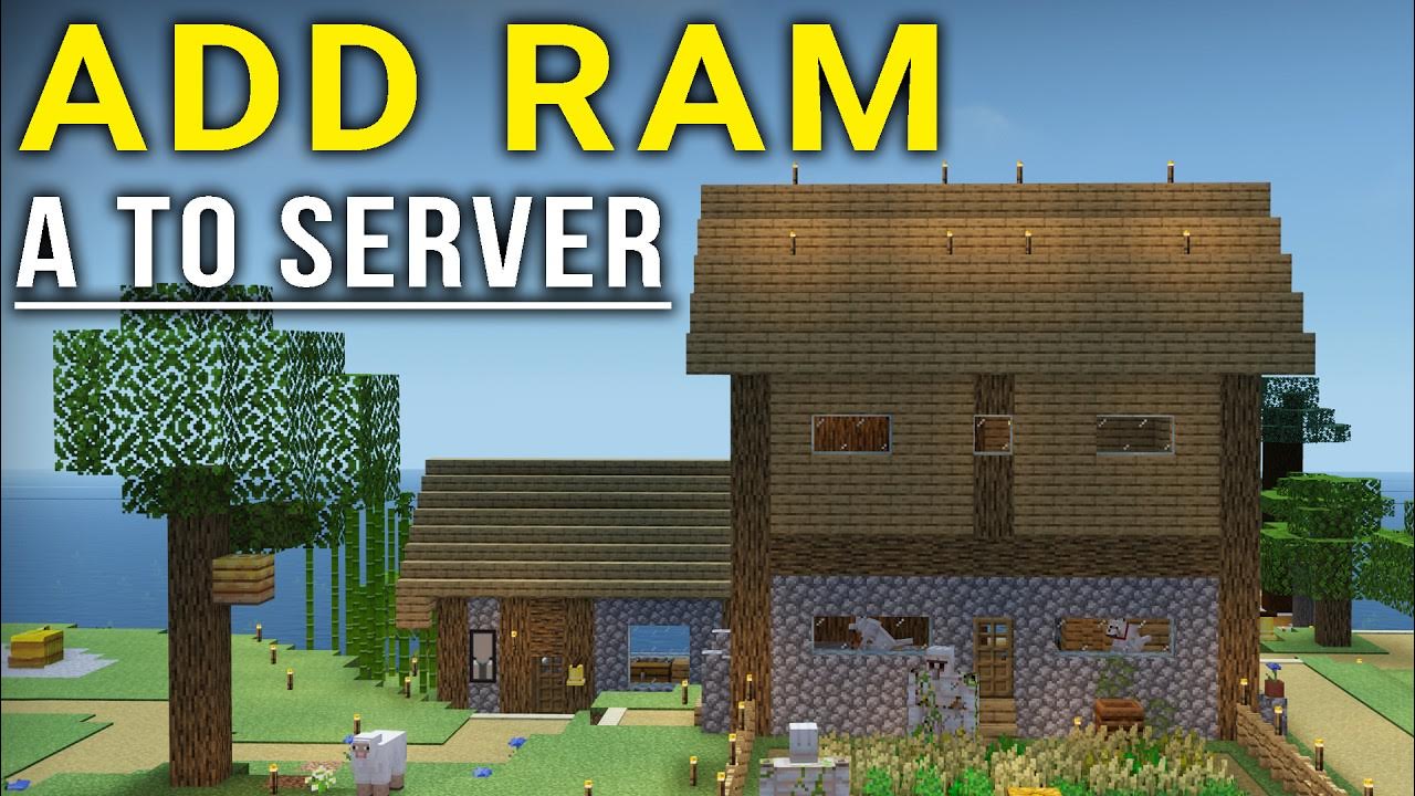 how-to-add-more-ram-to-a-minecraft-server-youtube