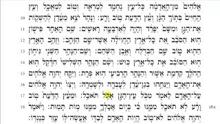 Torah Reading - Genesis Chapter 2 (HD)